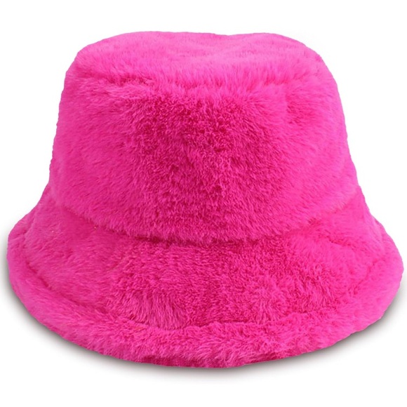 Stylish Pink Winter Furry Hat main image 4